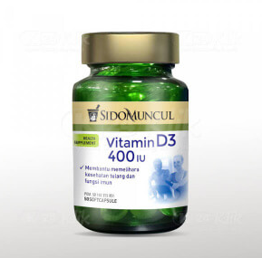 Sidomuncul Natural Vit D3 400iu