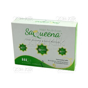 Saqueena Hair Nutrition vitamin rambut