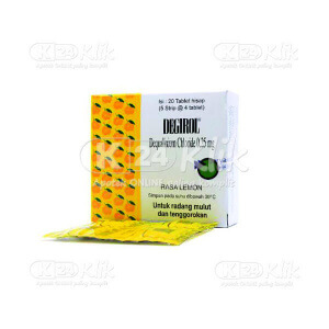 obat tenggorokan kering degirol loz tablet