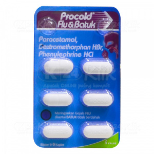 obat batuk pilek procold flu dan batuk