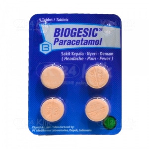 obat sakit kepala di apotik biogesic