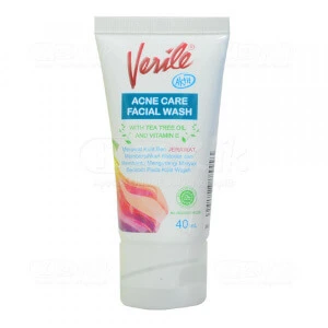 cuci muka hilangkan komedo verile acne facial wash