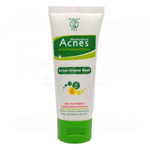 double cleansing atasi bruntusan acnes creamy wash