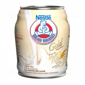 susu rendah lemak di apotik bear brand gold malt putih