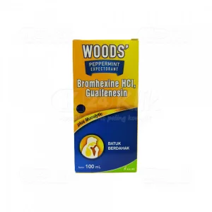 obat batuk berdahak dan gatal di apotik woods expectorant
