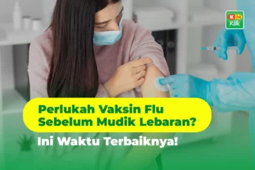 vaksin flu sebelum mudik lebaran