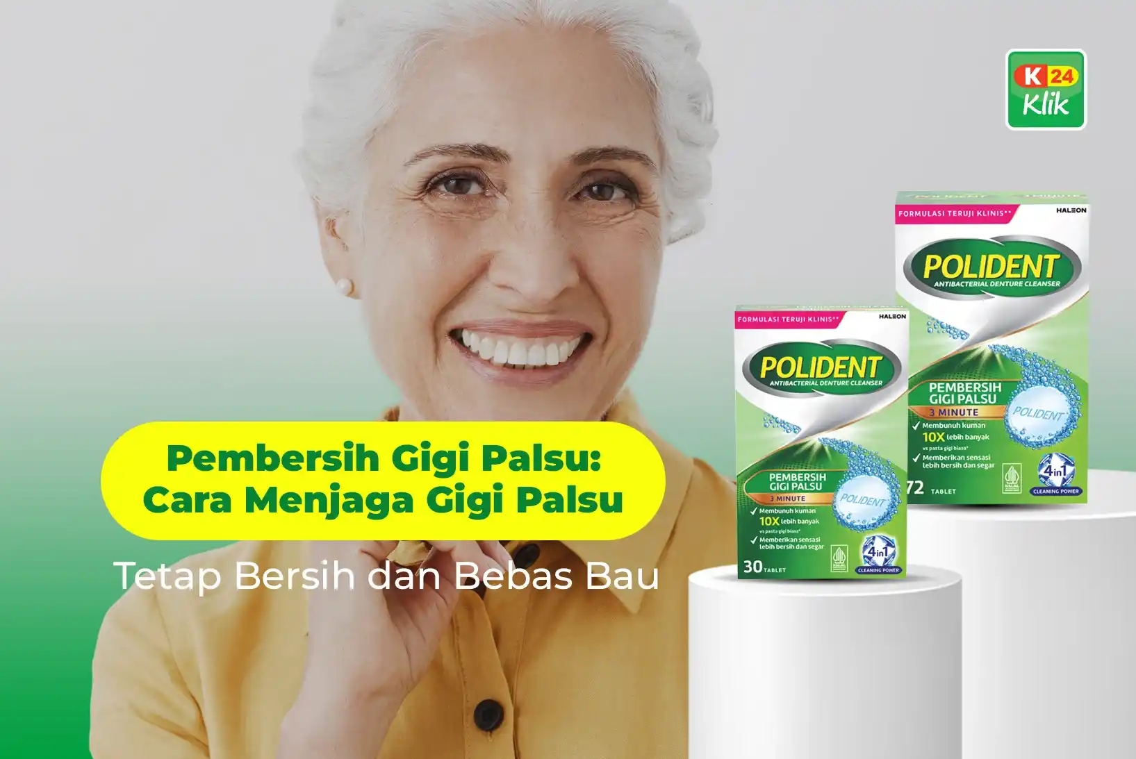 pembersih gigi palsu
