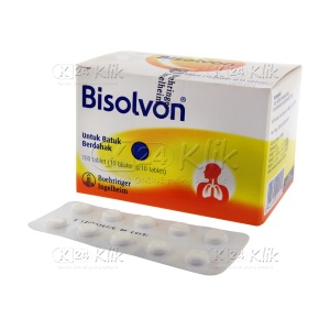 JUAL Bisolvon 8mg Tablet (per Strip Isi 10 Tablet)