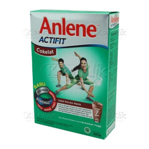 ANLENE ACTIFIT 3X COKLAT 250G BOX