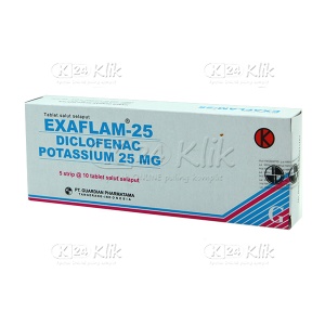 EXAFLAM 25MG TABLET