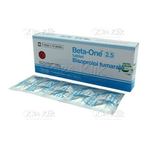 BETA ONE 2.5MG TABLET