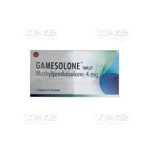 GAMESOLONE 4MG TABLET